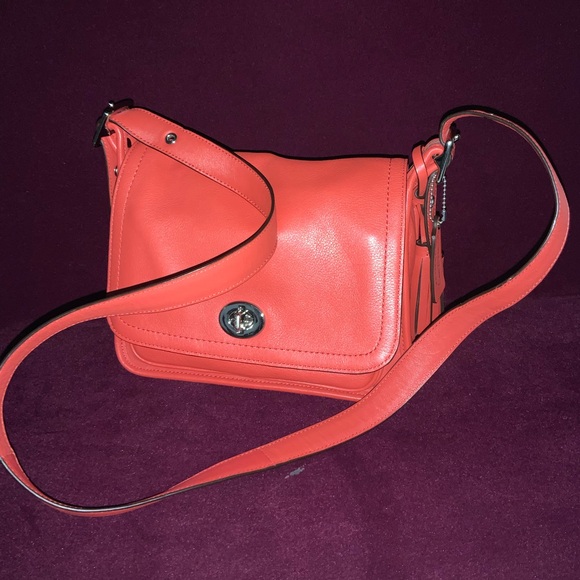 Coach Legacy Archive Rambler Crossbody Bag # 21194. Brand New never used. Orange - Picture 1 of 6